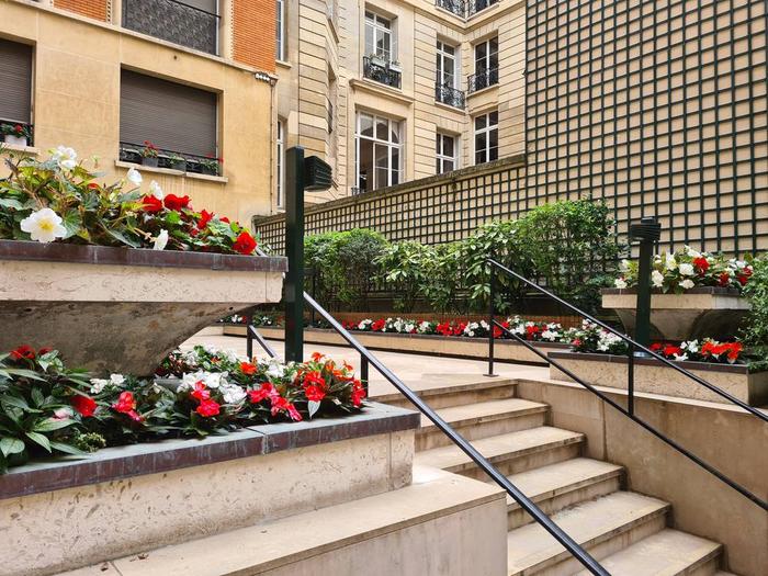 Massifs fleuris à Paris